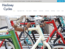 Tablet Screenshot of hackney-cycles.co.uk